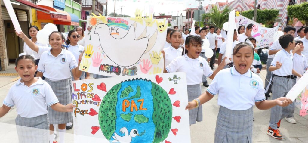 Marcha por la paz en Nacajuca Tabasco