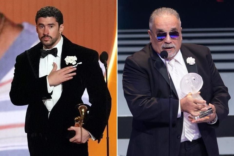 Bad Bunny y Willie Colón en escenarios internacionales durante homenajes y premiaciones