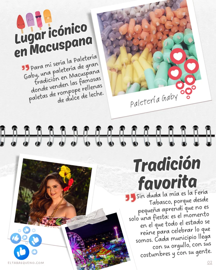 Tradición de Macuspana representada por Regina Colín Vivas Feria Tabasco 2026
